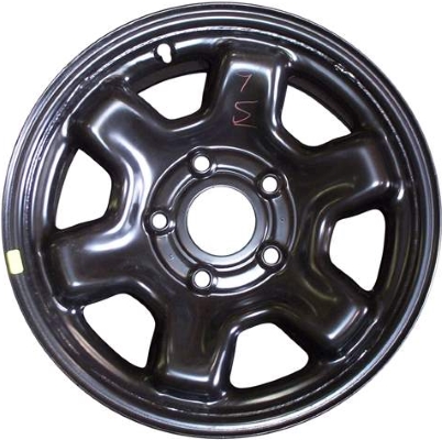 Dodge Durango 2004-2009 powder coat black 17x7 steel wheels or rims. Hollander part number STL2339/2348, OEM part number Not Yet Known.