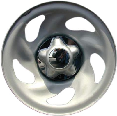 Ford Expedition 1997-2002, F-150 1997-2004 powder coat silver 16x7 steel wheels or rims. Hollander part number STL3195/3393, OEM part number F65Z1015BA, YL3Z1015BA, YL3Z1015BB.