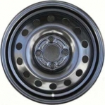 STL3534 Ford Fiesta, Focus Wheel/Rim Steel Black #8S4Z1007D