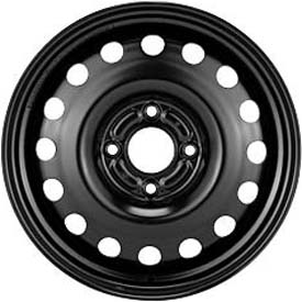 Ford Fiesta 2011-2019, Focus 2004-2011 powder coat black 15x6 steel wheels or rims. Hollander part number STL3869, OEM part number 9S4Z1007C.