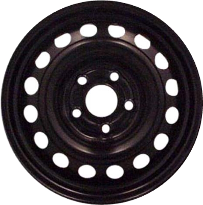 Honda Accord 1998-2002 powder coat black 15x6.5 steel wheels or rims. Hollander part number STL63778, OEM part number 42700S87A01, 5436910.