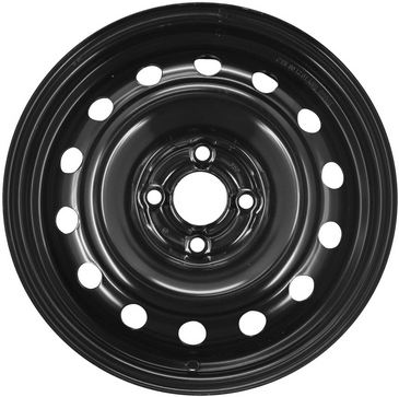 Mitsubishi Lancer 2002-2006, Mirage 1994-2002 powder coat black 14x5.5 steel wheels or rims. Hollander part number STL65727, OEM part number Not Yet Known.