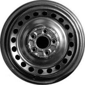 Honda Element 2003-2011 powder coat silver or black 16x6.5 steel wheels or rims. Hollander part number STL63860U/63922, OEM part number 42700SCVA21, 42700SCVA02.