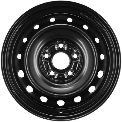 Honda Element 2005-2006 powder coat black 16x6.5 steel wheels or rims. Hollander part number STL63890, OEM part number 42700SCVA40.