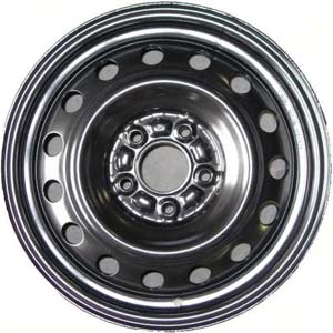Chrysler Sebring 1995-2005, Dodge Avenger 1999-2000, Stratus 2001-2005, Mitsubishi Eclipse 1995-1999, Galant 1999-2003 powder coat black 16x6 steel wheels or rims. Hollander part number STL65749, OEM part number Not Yet Known.