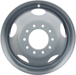 STL8026/27775 Chevrolet, GMC C3500HD, Pickup Wheel/Rim Steel Silver #15709025