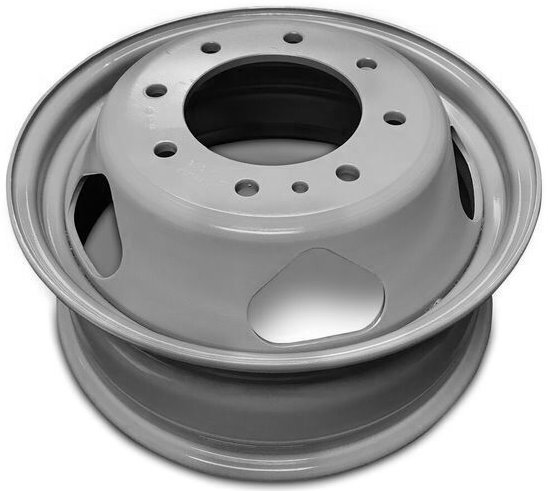 Chevrolet Silverado 3500 DRW 2011-2024, Sierra 3500 DRW 2011-2024 powder coat silver 17x6.5 steel wheels or rims. Hollander part number STL8094, OEM part number 9597735.
