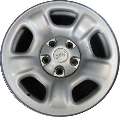 Jeep Liberty 2002-2007 powder coat silver 16x7 steel wheels or rims. Hollander part number STL9040, OEM part number Not Yet Known.