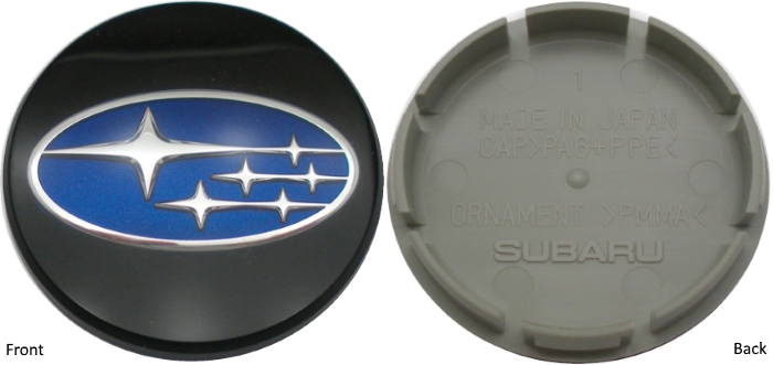 Genuine Factory OEM Subaru Wheel Center Hub Cap Black 28821VA000 59mm 