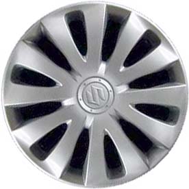 Suzuki Kizashi 2010-2013, Plastic 12 Spoke, Single Hubcap or Wheel Cover For 16 Inch Steel Wheels. Hollander Part Number H64518.