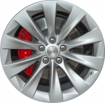 ALYTA022U20/200189 Tesla Model X Wheel/Rim Silver Painted #102724500A
