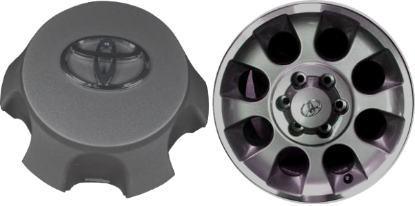 C69560 Toyota 4Runner, FJ Cruiser OEM Grey Center Cap #4260B-35040