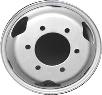 Toyota Pickup 1987-1993 powder coat silver 14x5 steel wheels or rims. Hollander part number STL69221, OEM part number 426013538101, 426013547103, 426013547108.