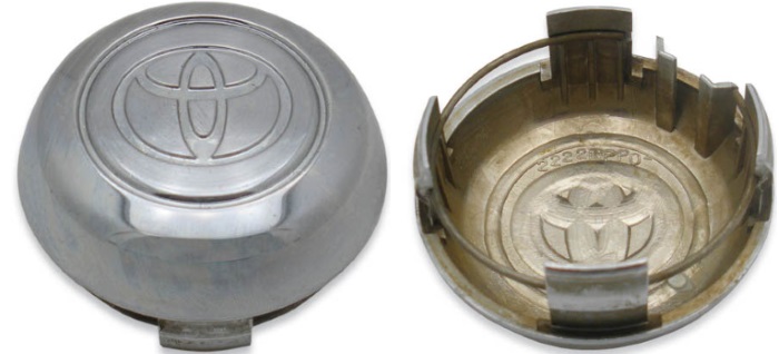C69402/69499 Toyota Prius OEM Chrome Center Cap #2222 PPO