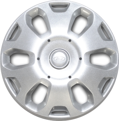 Ford Transit Connect 2010-2013, Plastic 6 Split Spoke, Single Hubcap or Wheel Cover For 15 Inch Steel Wheels. Hollander Part Number H7051.