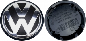 C69729 Volkswagen Beetle, CC, EOS, Golf, Jetta OEM Center Cap #5C0601171XRW