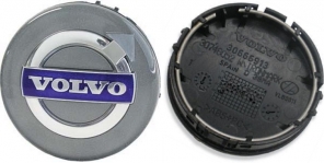 C70301 Volvo V50, V60, V70, XC60, XC70, XC90 OEM Grey Center Cap #30748052