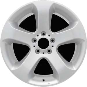 BMW X5 2002-2006 powder coat silver 19x9 aluminum wheels or rims. Hollander part number ALY59447, OEM part number 36116761931.