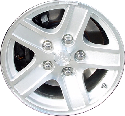 Dodge Durango 2004-2007 silver machined 17x8 aluminum wheels or rims. Hollander part number ALY2212HH, OEM part number Not Yet Known.