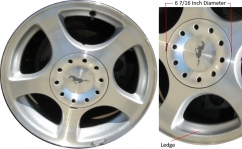 ALY3549U Ford Mustang Wheel/Rim #4R3Z1007AA