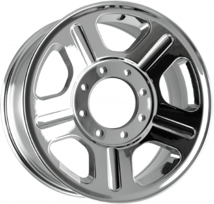 Ford F-250 2005-2007, F-350 SRW 2005-2007 polished 18x8 aluminum wheels or rims. Hollander part number 3603, OEM part number 5C3Z1007MA.