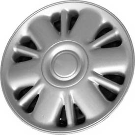 Chrysler Town & Country 2000, Chrysler Voyager 2000, Plastic 12 Spoke, Single Hubcap or Wheel Cover For 15 Inch Steel Wheels. Hollander Part Number H531B.