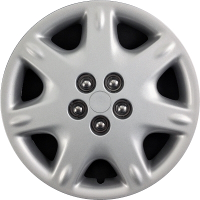 Chrysler PT Cruiser 2001-2002, Plastic 7 Spoke, Single Hubcap or Wheel Cover For 15 Inch Steel Wheels. Hollander Part Number H546.