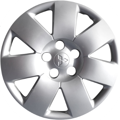 Mitsubishi Outlander 2003-2006, Plastic 7 Spoke, Single Hubcap or Wheel Cover For 16 Inch Steel Wheels. Hollander Part Number H57571.