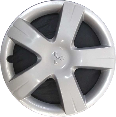Mitsubishi Lancer 2004-2005, Plastic 5 Spoke, Single Hubcap or Wheel Cover For 15 Inch Steel Wheels. Hollander Part Number H57574.
