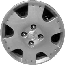 Toyota Echo 2000-2005, Plastic 6 Spoke, Single Hubcap or Wheel Cover For 14 Inch Steel Wheels. Hollander Part Number H61109.