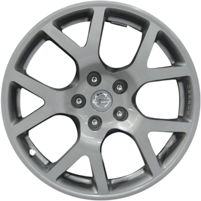 Nissan Altima 2005-2006 powder coat grey 18x8 aluminum wheels or rims. Hollander part number ALY62445U35, OEM part number 40300ZB700.