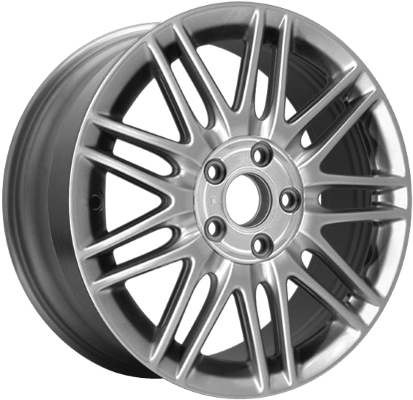 Acura TSX 2004-2008, Accord 2003-2007 powder coat silver 17x7 aluminum wheels or rims. Hollander part number 63863, OEM part number 08W17SDB100B, 08W17SDB101B, 08W17SDB102B, 08W17SDB103B, 7228406.