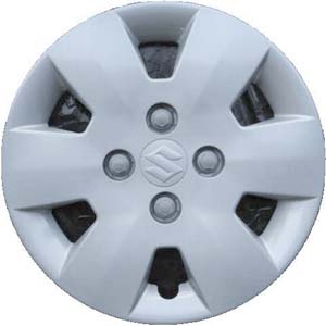 Suzuki Forenza 2006-2008, Suzuki Reno 2006-2008, Plastic 6 Spoke, Single Hubcap or Wheel Cover For 15 Inch Steel Wheels. Hollander Part Number H64516.
