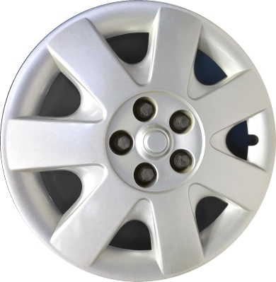 Ford Taurus 2000-2007, Plastic 7 Spoke, Single Hubcap or Wheel Cover For 16 Inch Steel Wheels. Hollander Part Number H7027.