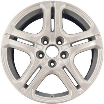 Acura RL 2005-2011 powder coat silver 18x8 aluminum wheels or rims. Hollander part number ALY71747U20HH, OEM part number 08W18SJA200A, 08W18SJA200B, 08W18SJA203A, 08W18SJA203B.