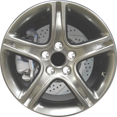 Lexus IS300 2001-2005 powder coat smoked hyper 17x7 aluminum wheels or rims. Hollander part number ALY74157U78, OEM part number Not Yet Known.