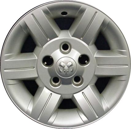 Dodge Durango 2004-2009, Plastic 6 Spoke, Single Hubcap or Wheel Cover For 17 Inch Steel Wheels. Hollander Part Number H8019.