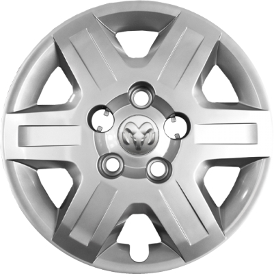 Dodge Grand Caravan 2008-2013 Dodge Journey 2009-2012 Dodge Ram C/V Tradesman 2012-2015, Plastic 6 Spoke, Single Hubcap or Wheel Cover For 16 Inch Steel Wheels. Hollander Part Number H8033A.
