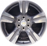 ALY5673U35.LC98 Chevrolet Colorado Wheel/Rim Charcoal Machined #94775682