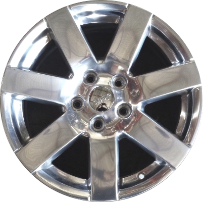 Jeep Wrangler 2012-2017, Wrangler JK 2018 polished 18x7.5 aluminum wheels or rims. Hollander part number 9115U80, OEM part number 1TK93AAAAA, 1TK93AAAAB.